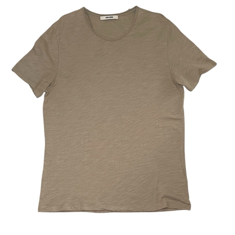 Zadig & Voltaire Toby Flamme Raw Crewneck Tee sz M